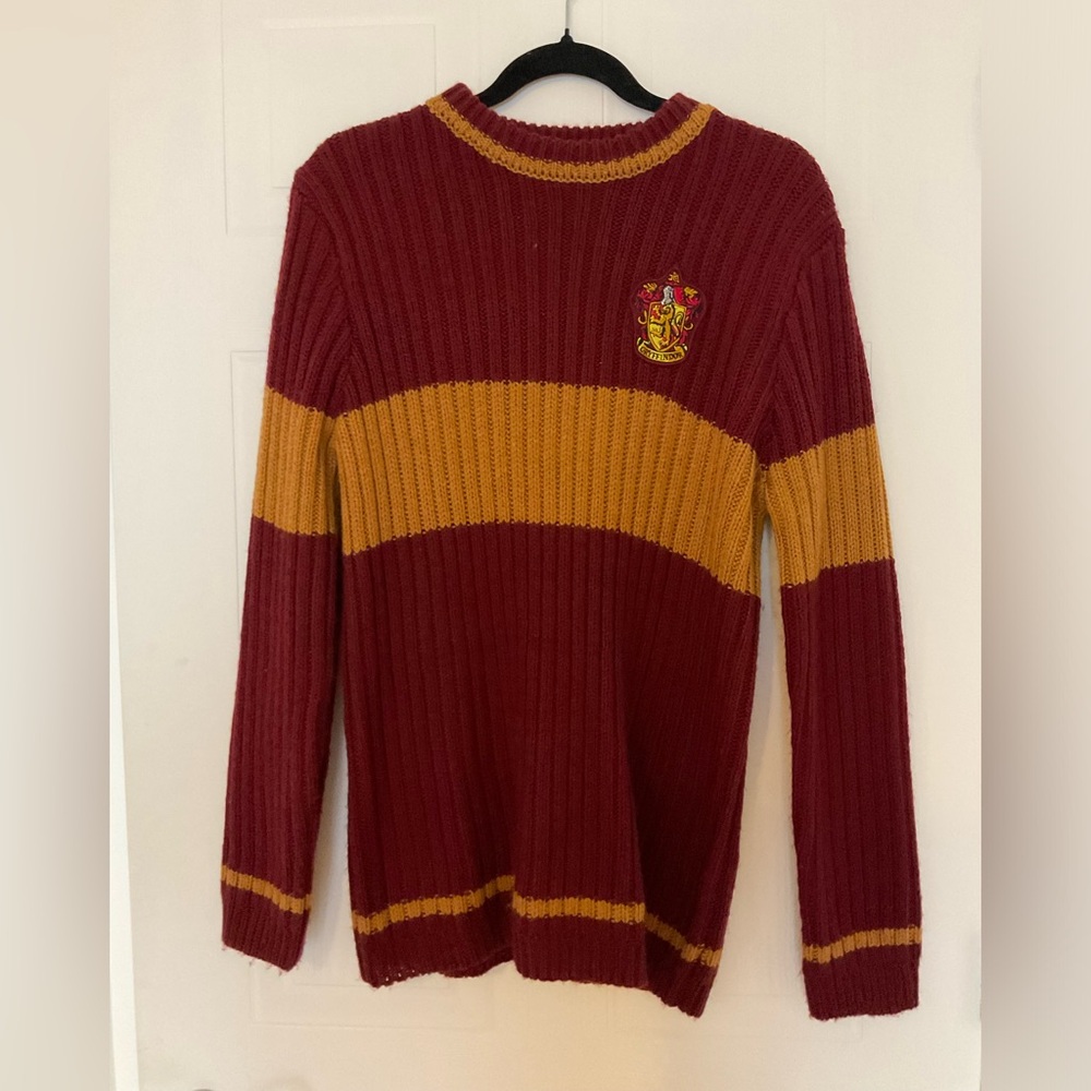 Harry Potter Quidditch Gryffindor Knit Wizarding World Sweater
